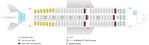 A-310-300-Air Transat seat map