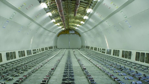 A-310-300F cargo hold