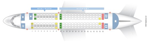A-319 IB seat map