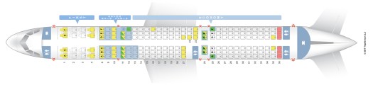 A-321 AA seat map