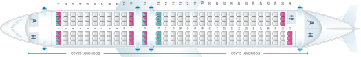 A-A320, seat map U2