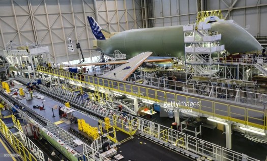 Airbus A-330-200 Beluga XL assembly line