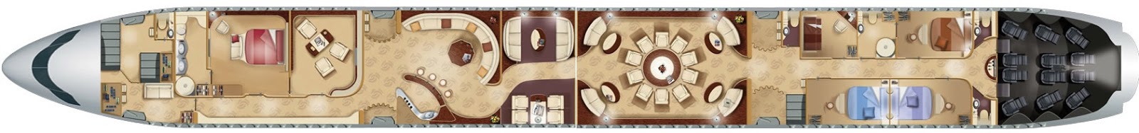 A-350 XWB-900 VIP, configuration