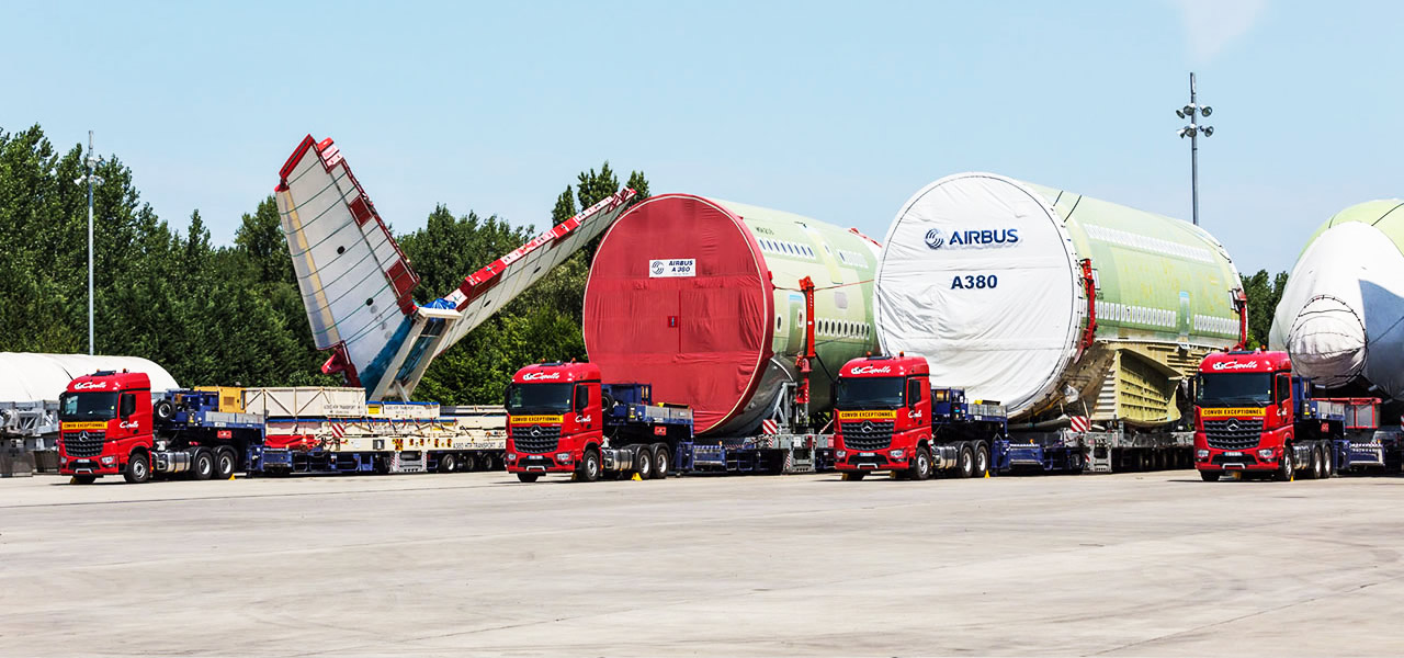 A-380 Airbus transport
