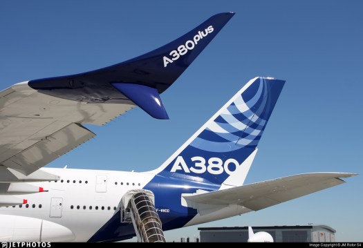 Airbus A-380 Plus winglet detail