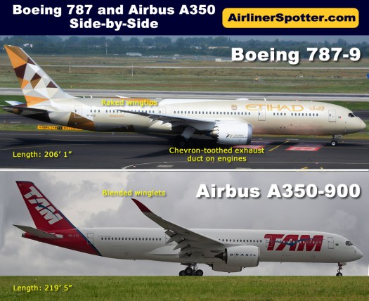 B-787 vs A-350