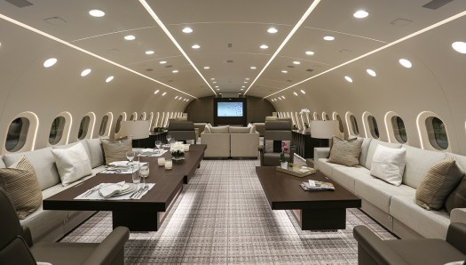 B-787-8 BBJ Living room