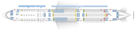 B-787-9 ANZ 3 class seat map
