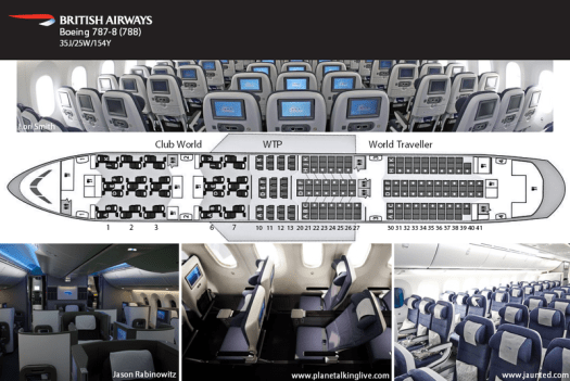 B-787 seat conf BA