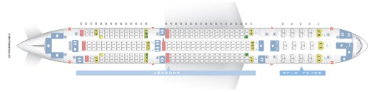 B-777-200 TG seat map