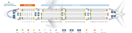 B-777-300 CX seat map