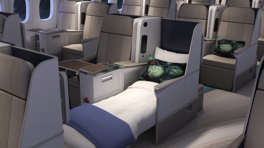 B-777 Crystal Air Cruises bed