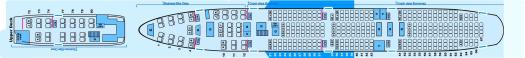 B-747-451 NW seat map