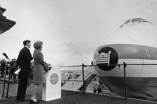 B-747 delivery cermony to PA