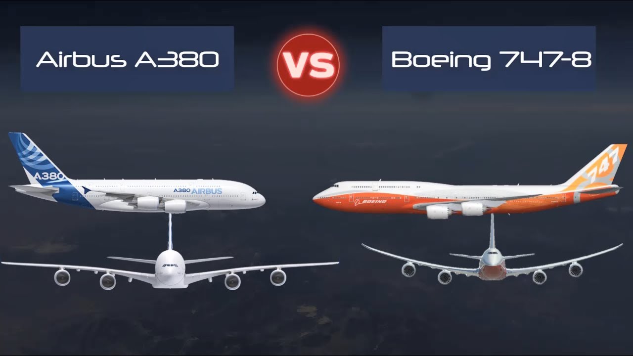 A-380 vs B-747-8