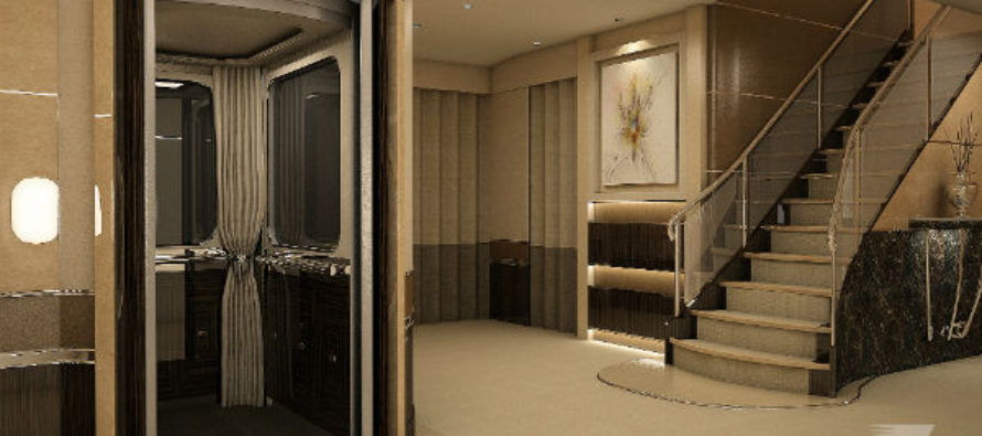 B-747-8I aeroloft staircase