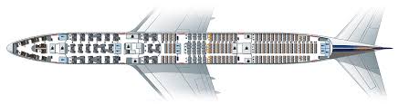 B-747-8I LH seat map