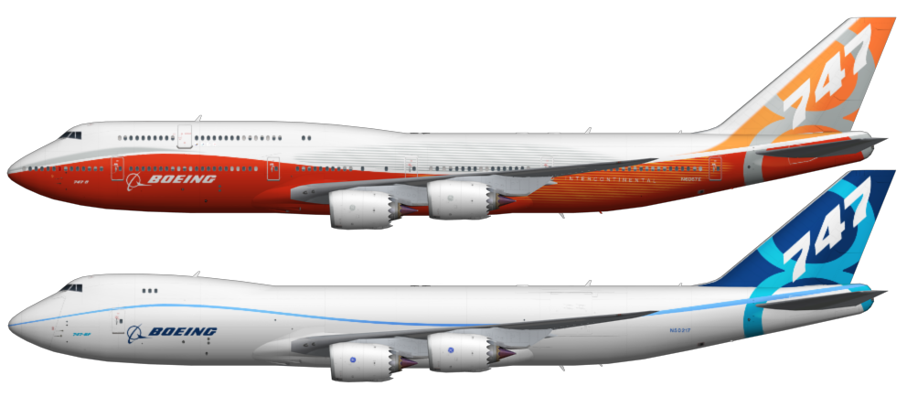 B-747-8I vs B-747-8F
