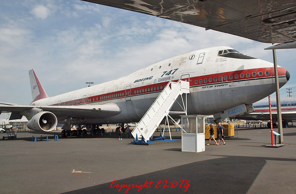B-747 prototype at Boeing museum