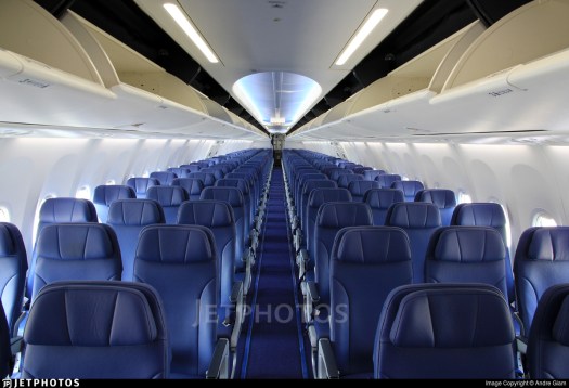 B-737 MAX passenger cabin