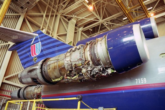 P &amp; W JT8D-1 engine