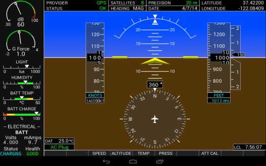 artificial horizon instrument