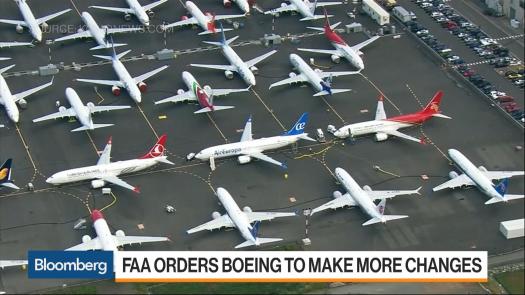 B-737 MAX parked at Trenton
