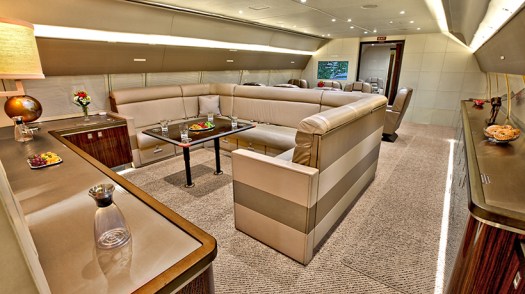 B-767-200 BBJ lounge