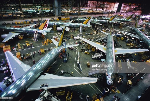 B-757 assembly line