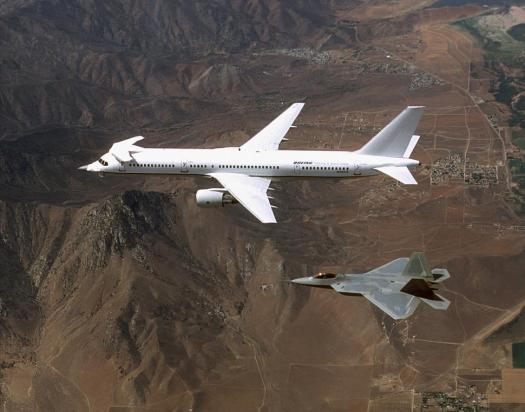 B-757 experimental &amp; F-22