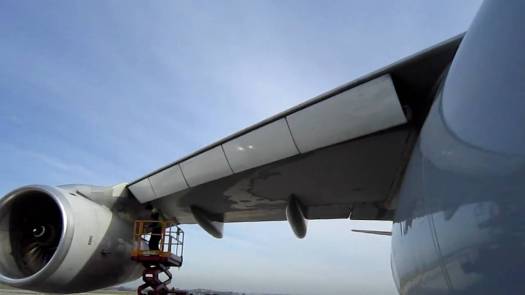 Krueger flap in B-747