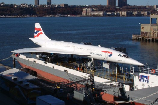 Concorde BA Intrepid mus NYC