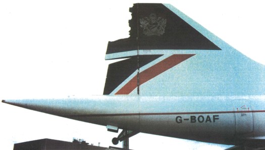 Concorde BA rudder