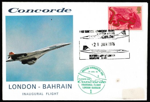 Concorde LON-BHR route