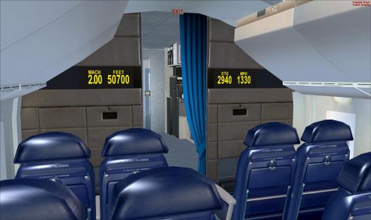 Concorde´s Mach speed indicator