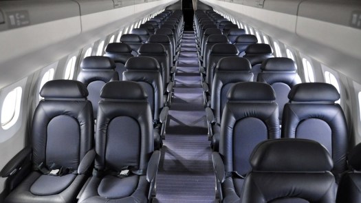Concorde´s passenger cabin