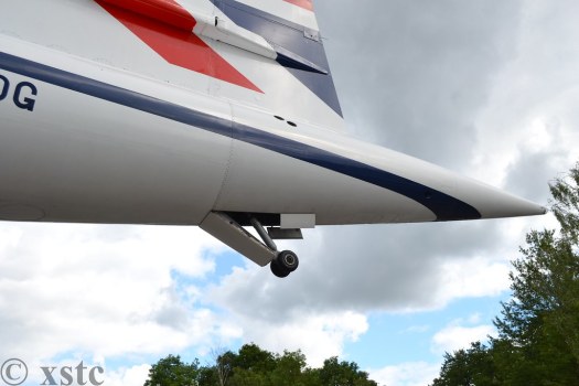 Concorde´s retractable tail bumper