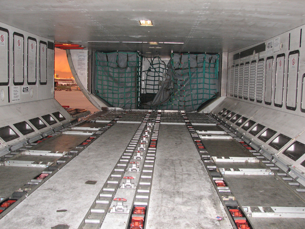 Cargo compartment, airliner